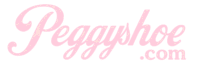 Peggyshoes logo featuring vintage-inspired espadrilles for women.